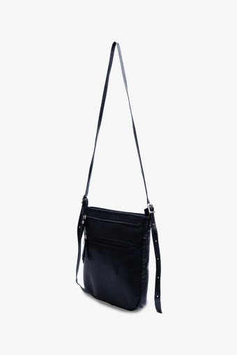 Bolsa Feminina com Alça Transversal Couro Legítimo