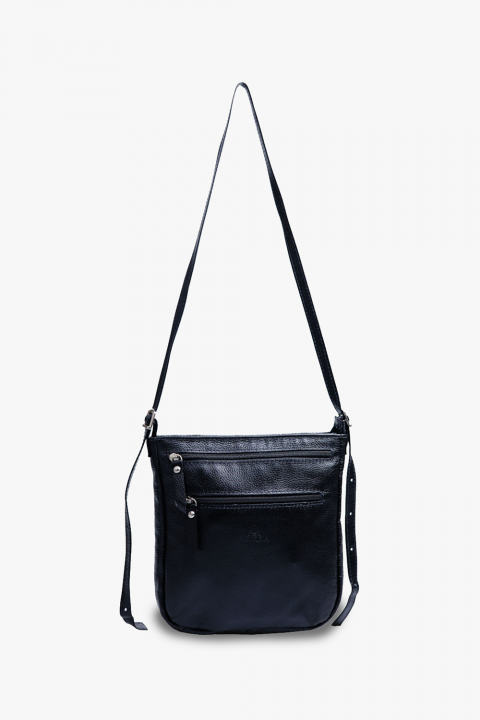 Bolsa Feminina com Alça Transversal Couro Legítimo