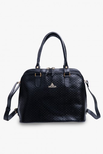 Bolsa Feminina com 3 Divisórias em Couro Legítimo