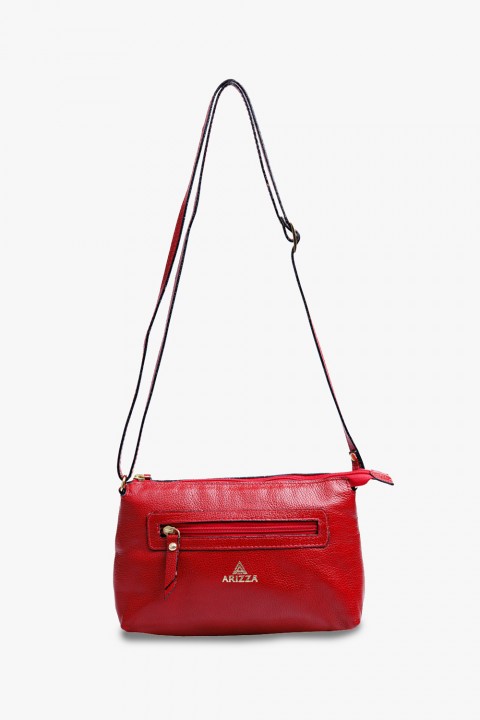 Bolsa Feminina Transversal Pequena Couro Legítimo