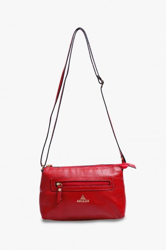 Bolsa Feminina Transversal Pequena Couro Legítimo