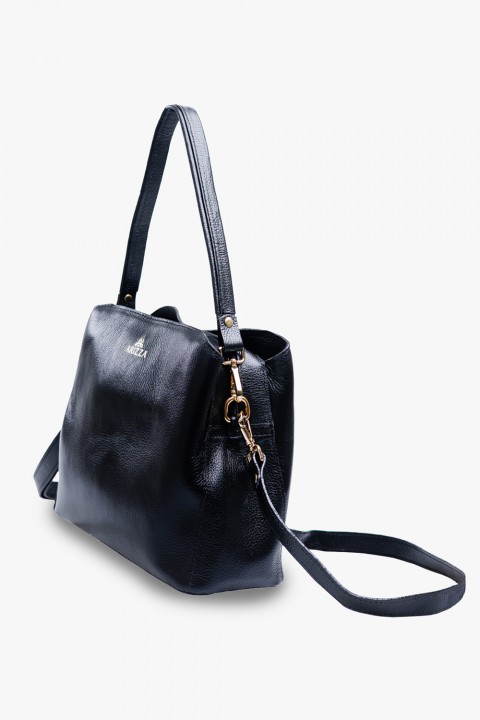 Bolsa Feminina com Alça Transversal Couro Legítimo