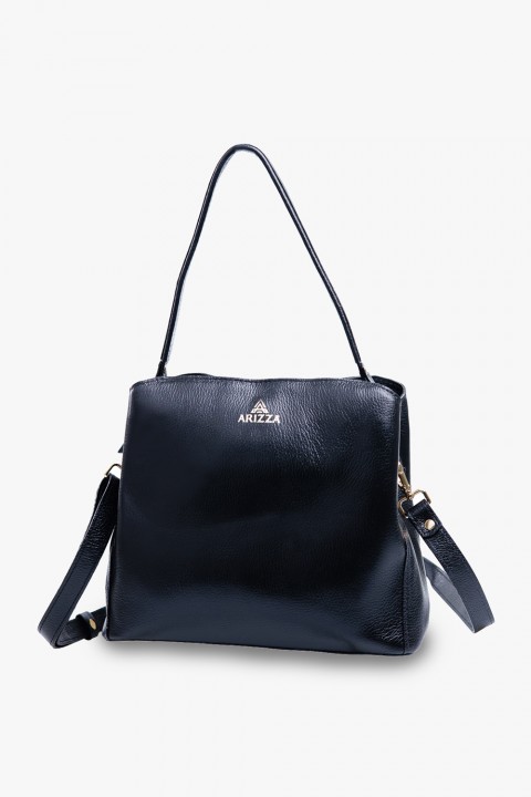 Bolsa Feminina com Alça Transversal Couro Legítimo