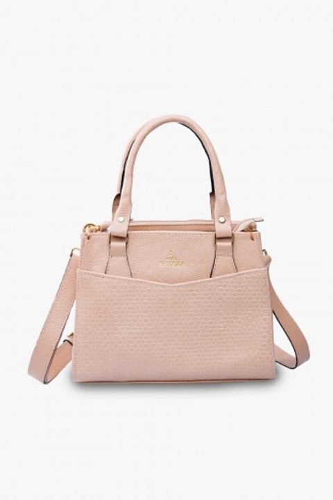 Bolsa Feminina com Alça Transversal Couro Legítimo Rose Marsala