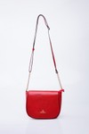 Bolsa Feminina com Alça Transversal Couro Legítimo