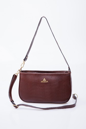 Bolsa Feminina Tipo Carteiro de Couro Legítimo