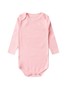 Conjunto Body Bebê Menina Suedine Liso