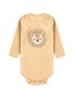 Conjunto Body Bebê Unissex Suedine Leão