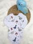 Kit Body Bebê Menino Suedine Dinossauros