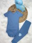 Kit Body Bebê Menino Suedine Dinossauros
