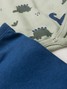 Conjunto Body Bebê Menino Suedine Dino