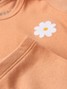 Kit Body Bebê Menina Suedine Poá Floral