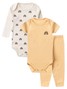 Kit Body Bebê Unissex Suedine  Arco íris Minimalista