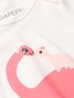 Kit Body e Tapa Fralda Bebê Menina Mamãe Dino