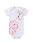 Kit Body e Tapa Fralda Bebê Menina Gatinha