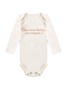 Body Bebê Unissex Suedine Frases Uma Nova História...