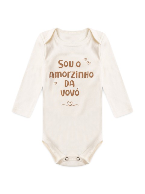 Body Bebê Unissex Suedine Frases Vovó