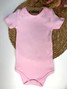 Kit Body Bebê Menina Suedine Dinossaurinho