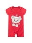 Kit Macacão Bebê Unissex Suedine Natal Urso