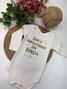 Body Bebê Unissex Suedine Frases Dinda