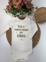 Body Bebê Unissex Suedine Frases Dindo