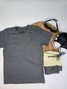 Conjunto Infantil Menino Camiseta Bermuda Pacth Chumbo