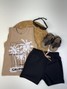 Conjunto Infantil Menino Regata Bermuda California