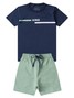 Conjunto Infantil Menino Camiseta Bermuda King