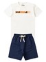 Conjunto Infantil Menino Camiseta Bermuda Wild