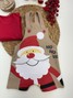 Conjunto Jardineira Bebê Unissex Suedine Natal Ho Ho Ho
