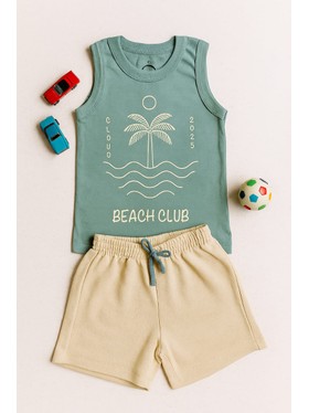 Conjunto Infantil Menino Regata Bermuda Beach Club
