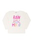 Conjunto Infanti Menina Moletom Peluciado Rain Bow