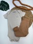 Kit Body Bebê Unissex Suedine Ursinhos
