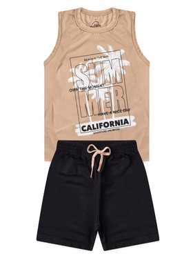 Conjunto Infantil Menino Regata Bermuda California