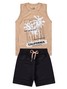 Conjunto Infantil Menino Regata Bermuda California