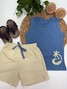 Conjunto Infantil Menino Regata Bermuda Tropical