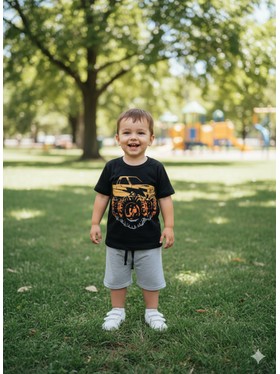 Conjunto Infantil Menino Camiseta Bermuda Jeep