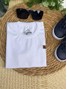 Camiseta Infantil Menino Meia Malha Branca