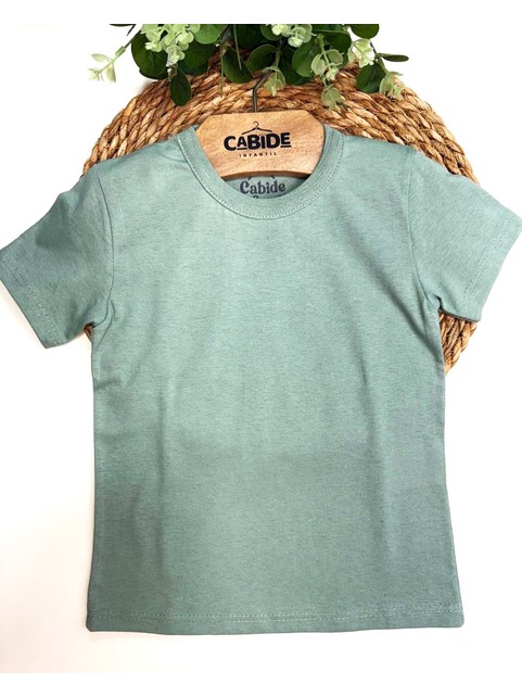 Camiseta Infantil Menino Meia Malha Verde