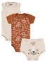 Kit Body e Tapa Fralda Bebê Menino Animais