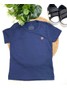 Camiseta Infantil Menino Meia Malha Marinho