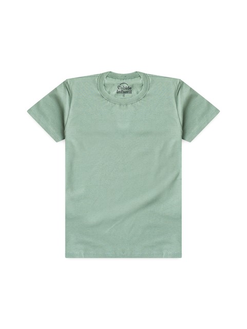 Camiseta Infantil Menino Meia Malha Verde