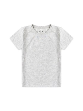 Camiseta Infantil Menino Meia Malha Mescla