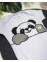 Conjunto Bebê Menino Body e Bermuda Moletinho Panda