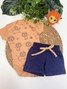 Conjunto Bebê Menino Body e Bermuda Moletinho Leãozinho