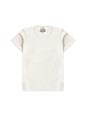 Camiseta Infantil Menino Meia Malha Off White