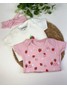 Kit Macacão Bebê Menina Suedine Morango