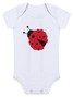 Kit Body Bebê Menina Suedine Joaninha