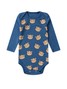 Kit Body Bebê Menino Suedine Ursinhos Marinho