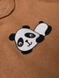 Kit Macacão Bebê Menino Suedine Panda